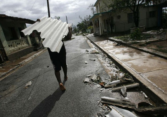Hurricane Gustav approaches the US