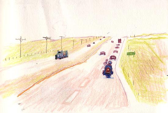 Road from Rapid City to St Paul