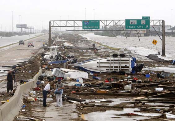 I-45 debris