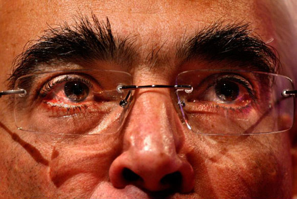 Manchester, UK: Alistair Darling addresses delegates on the third day of the Labour party conference