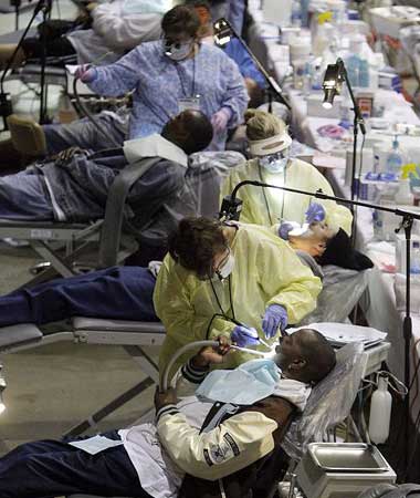 The California event is Remote Area Medical's first time in an urban area