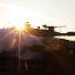 An Israeli tank patrols along the Israeli border with the Gaza Strip