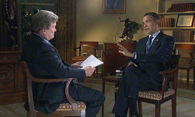 Barack Obama on the news programme 60 Minutes