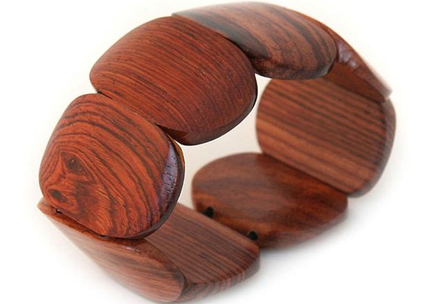Wood segment bracelet, Your Tomorrow