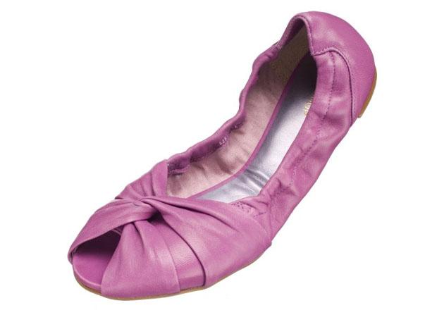 Fuchsia peep-toe