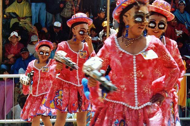 Oruro carnival Bolivia: dancers