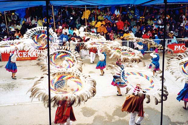 Oruro carnival Bolivia: Siku sikuri harvest dance