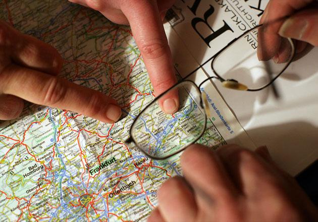 Pouring over the map to find the new centre of the EU