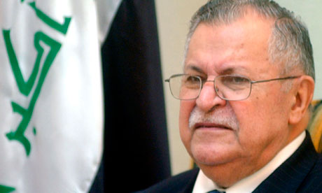 Iraqi president Jalal Talabani