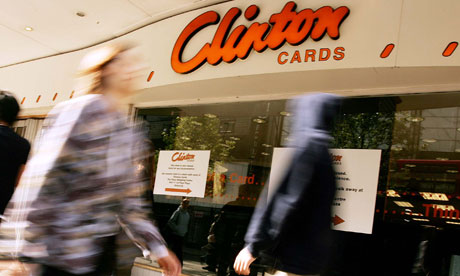 Clinton Cards facade