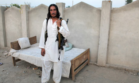 A fighter with the Abdullah Mehsud group