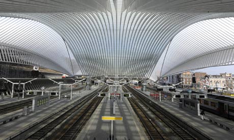   Liège-Guillemins Railway Station Liege Belgium