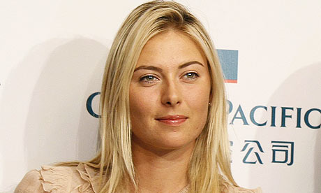 Maria Sharapova will be laughing all the way to the bank after signing a 