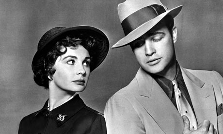 Jean Simmons and Marlon Brando in the 1955 film Guys and Dolls Photograph 