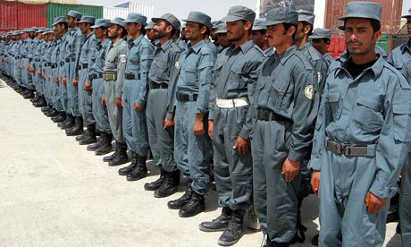 Conclusion of the training of Afghan Police 