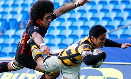 Toby Faletau, David Lemi, Newport Dragons, Wasps