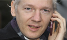julian assange close up