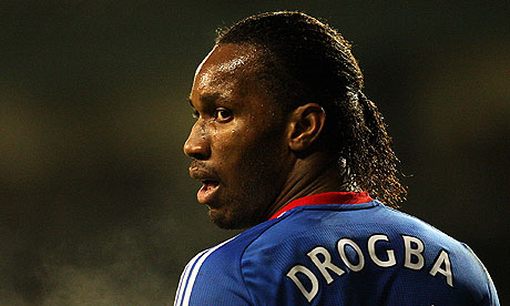 didier drogba body. the power of Didier Drogba