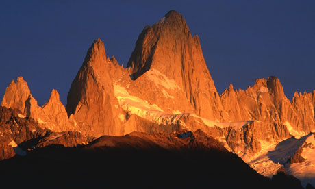 Sunrise in the Fitz-Roy-massive