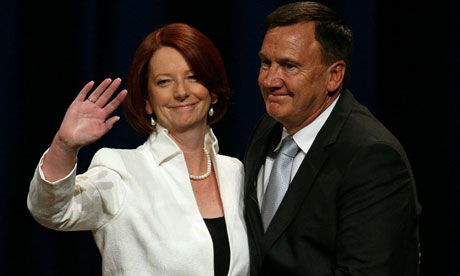 julia gillard in parliament. Labor leader Julia Gillard and