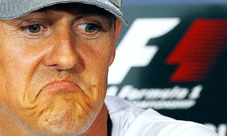 Michael Schumacher sent a text message to Rubens Barrichello to apologise 
