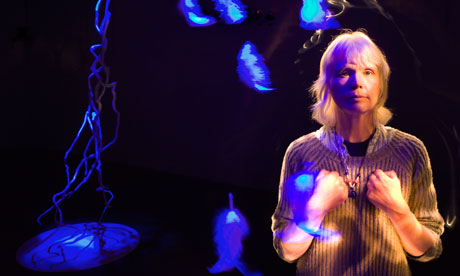 Gill Russell with exhibition