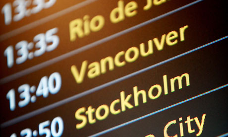 departures board at heathrow
