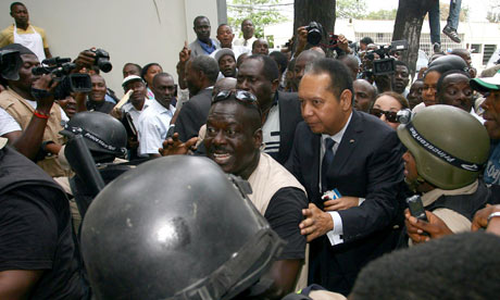Former Haitian dictator Baby Doc Duvalier
