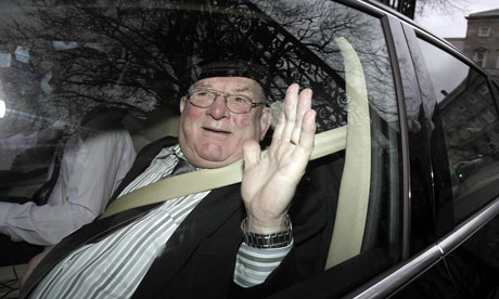 Independent TD Jackie Healy-Rae leaving Leinster House in Dublin