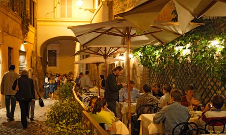 Eating out in Rome