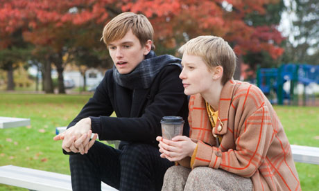 Henry Hopper and Mia Wasikowska in Restless.