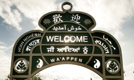welcome sign