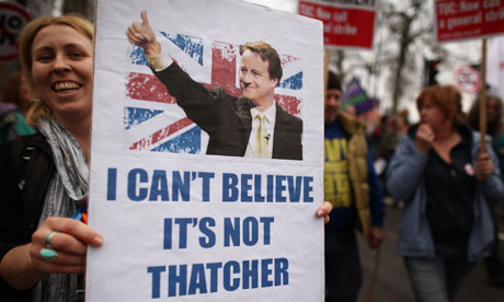 Protestors Against Spending Cuts Take Part In TUC's 'March For The Alternative' Through London