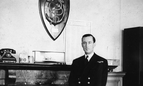 Commander Ian Fleming in the Admiralty’s Room 39.