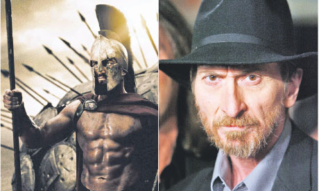 300 film still and writer frank miller