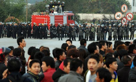 China protest