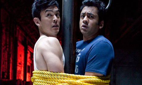 John Cho as Harold and Kal Penn as Kumar in A Very Harold & Kumar 3D. '