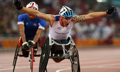 Dave weir victory at Beijing Paralympic Games 