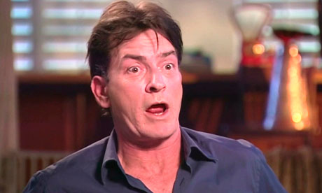 charlie sheen no teeth picture. Charlie Sheen