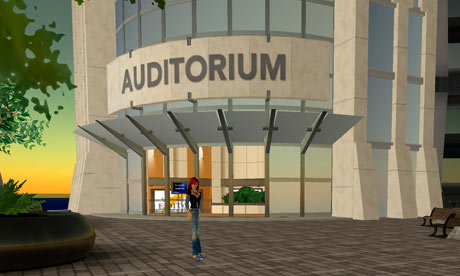 Second Life auditorium
