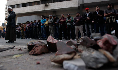 Egyptian protesters, Cairo