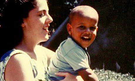 Barack Obama with mother Ann Dunham