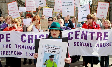 Gardai rape threat allegations