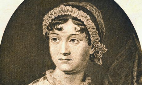 Detail of Portrait Engraving of Jane Austen
