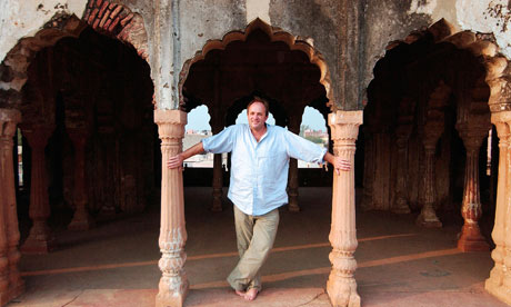 William Dalrymple at the ruins of Zafar Mahal in South Delhi.