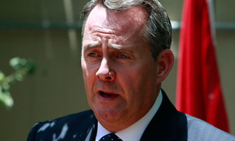 ... 3M and Porton Capital, saying that Liam Fox, above, had not discussed George Buckley&#39;s knighthood with Harvey Boulter. Photograph: Omar Sobhani/Reuters - Liam-Fox-in-Kabul-007