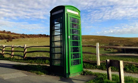Green phone box