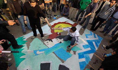 Egipto políticos arte de la calle