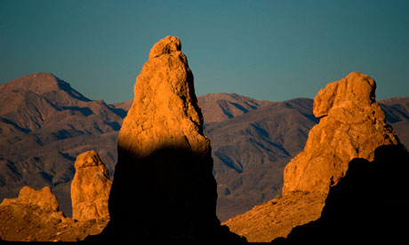 The Californian Pinnacles, where much of the narrative of Gods Without Men takes place.