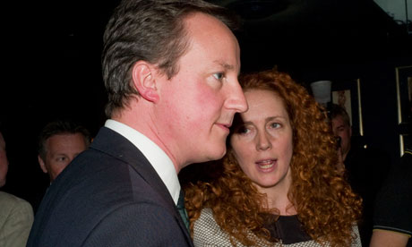 David Cameron and Rebekah Brooks at a book launch in 2009.